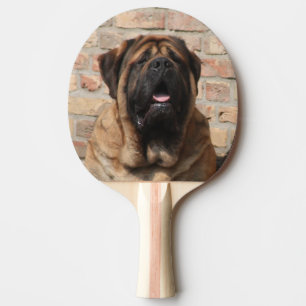 old english Mastiff Ping Pong Paddle