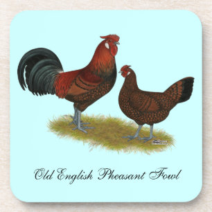 Old English Pheasant Fowl Coaster