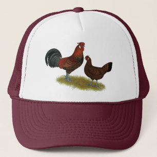 Old English Pheasant Fowl Trucker Hat
