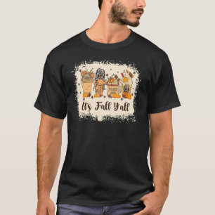 Old English Sheep Dog on Pumpkin Spice Latte It's T-Shirt