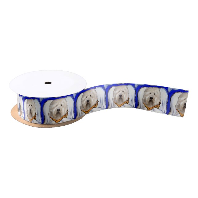 Old English Sheep Dog Satin Ribbon (Spool)