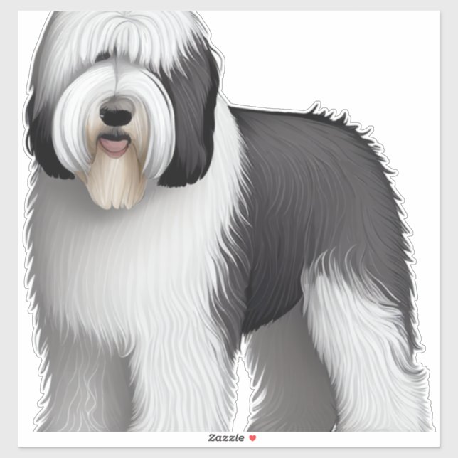 Old English Sheepdog  10 (Sheet)