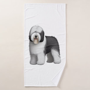 Old English Sheepdog 10 Bath Towel