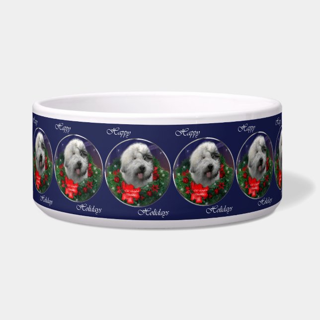 Old English Sheepdog Christmas  (Front)