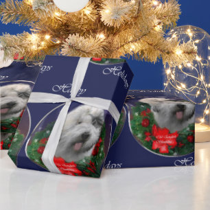 Old English Sheepdog Christmas Wrapping Paper