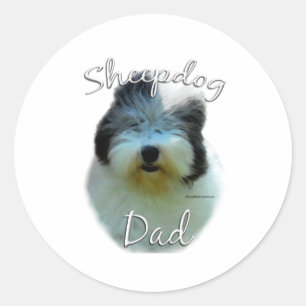 Old English Sheepdog Classic Round Sticker