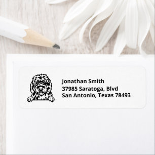OLD ENGLISH SHEEPDOG   Image on Return Address Label