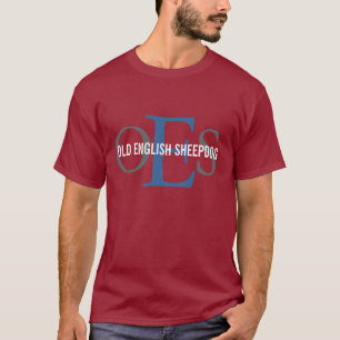 Old English Sheepdog Monogram T-Shirt