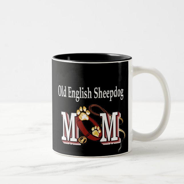 Old English Sheepdog Mum Mug (Right)