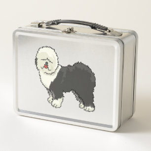 Old English sheepdog my friend  Metal Lunch Box