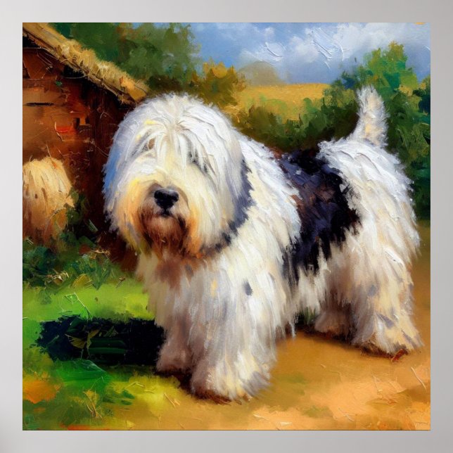 Old English Sheepdog  Poster (Front)