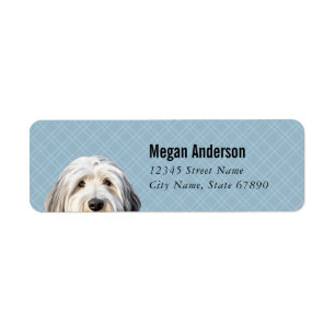 Old English Sheepdog Return Address Labels