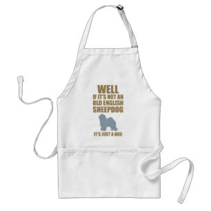 Old English Sheepdog Standard Apron