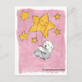 Old English Sheepdog Star Postcard
