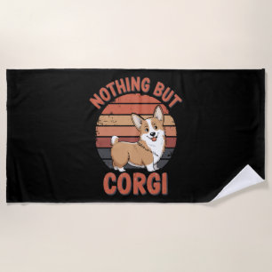 Old English Sheepdog The Dogfather Tuxedo Cool Fun Beach Towel