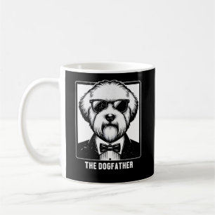 Old English Sheepdog The Dogfather Tuxedo Cool Fun Coffee Mug