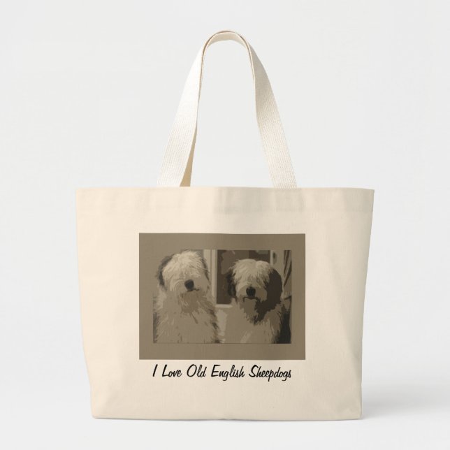 Old English Sheepdog Tote (Front)