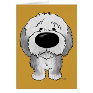 Old English Sheepdogs - Big Nose and Butt