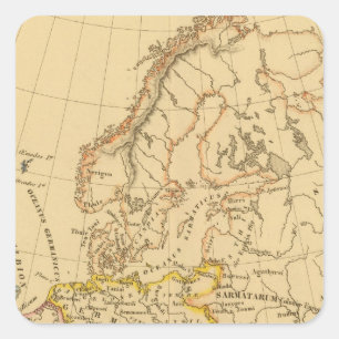 Old Europe Square Sticker