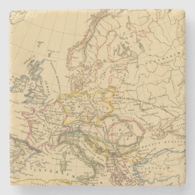 Old Europe Stone Coaster (Front)