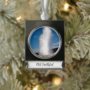 Old Faithful Banner Ornament