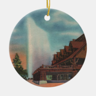 Old Faithful Ceramic Tree Decoration