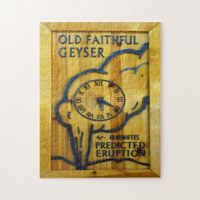 Old Faithful Clock. Jigsaw Puzzle (Vertical)