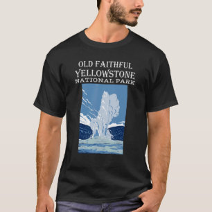 Old Faithful Geyser Yellowstone National Park Wyom T-Shirt