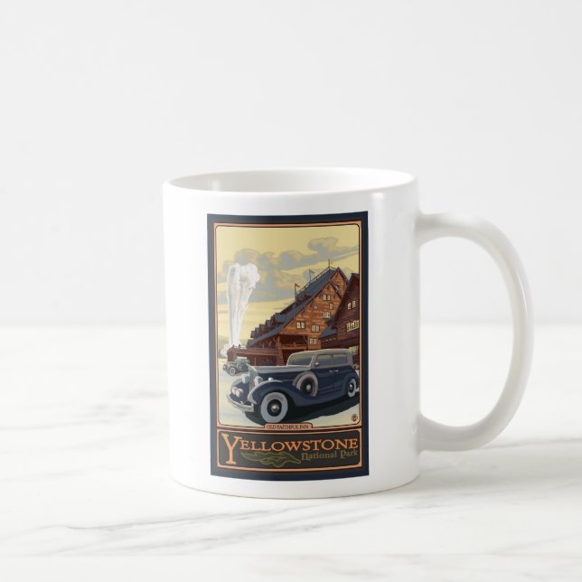 Old Faithful Inn - Yellowstone Nat'l Park Coffee Mug (Right)
