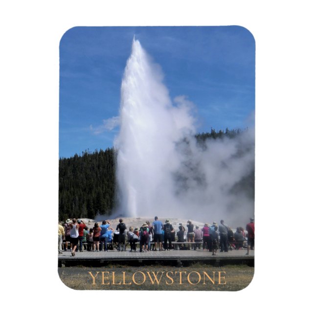 Old Faithful Yellowstone National Park Magnet (Vertical)