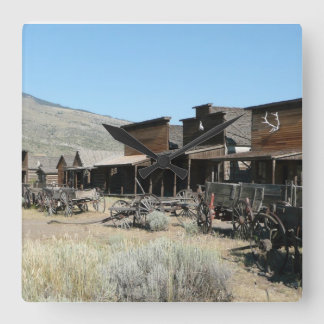 Old Far West Square Clock