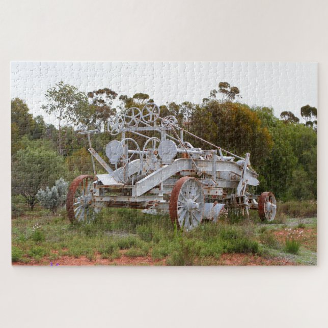 Old farm machinery, Outback Australia Jigsaw Puzzle (Horizontal)
