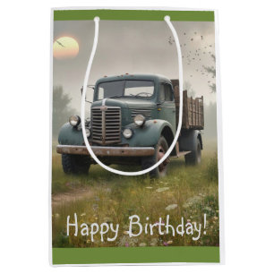 Old Farm Truck Medium Gift Bag