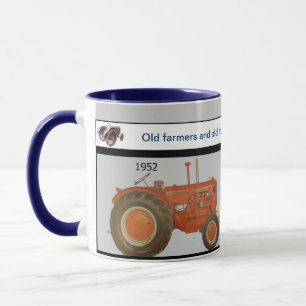OLD FARMERS & OLD TRACTORS, KEEP CHUGGING -  MUG