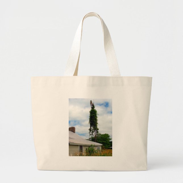 Old Farmstead Large Tote Bag (Front)