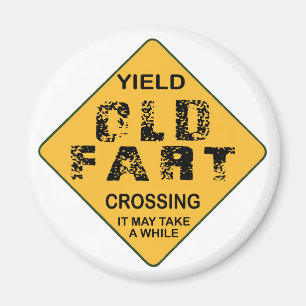 Old Fart Crossing Magnet