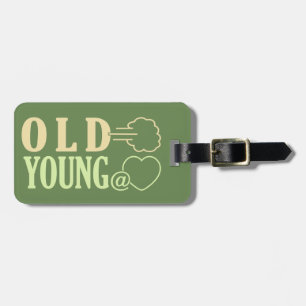Old Fart custom luggage tag