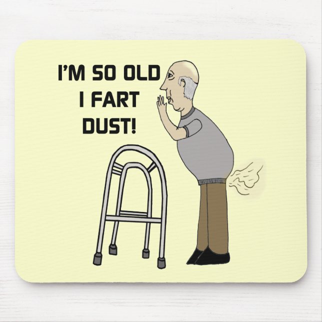 Old Fart Gifts For Fathers Day Mouse Pad (Front)