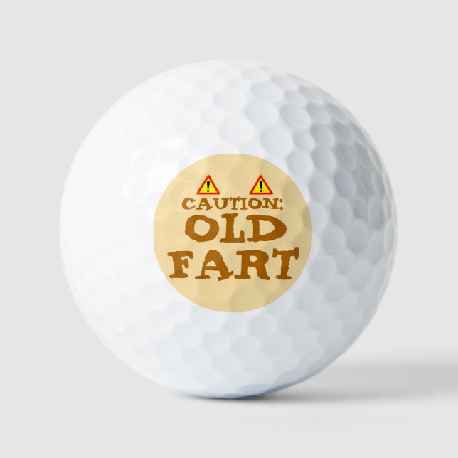 Old Fart Golf Balls (Front)