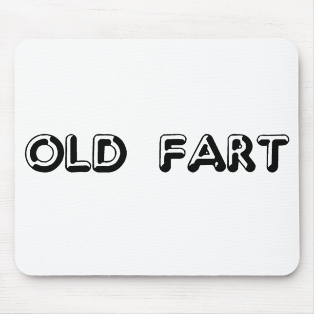 Old Fart Mouse Pad (Front)