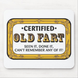Old Fart Mouse Pad