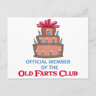 Old Farts Club Postcard