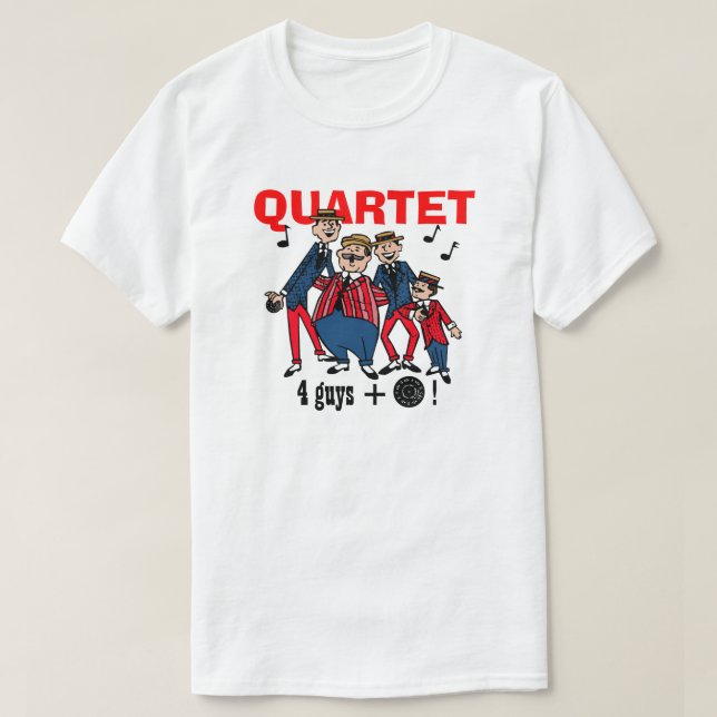 Old Fashion Barbershop Quartet T-Shirt (Design Front)