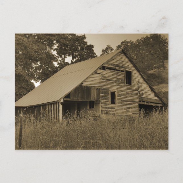 Old Fashion Barn Postcard (Front)