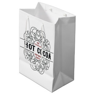 Old fashion hot cocoa Christmas  Medium Gift Bag