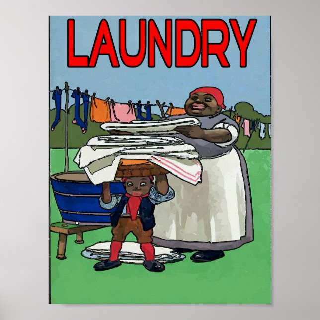 Old Fashion Laundry Poster (Front)