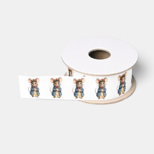 Old Fashion Mouse Grosgrain Ribbon