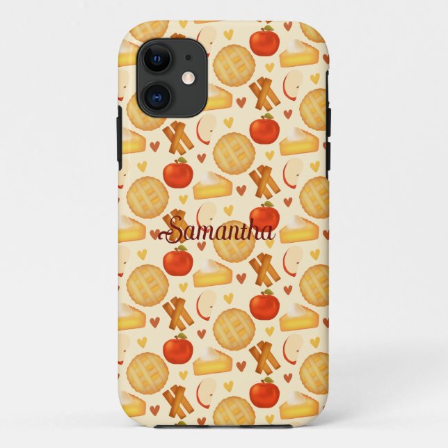 Old Fashioned Apple Pie And Ingredients Case-Mate iPhone Case (Back)