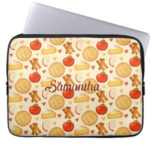 Old Fashioned Apple Pie And Ingredients Laptop Sleeve