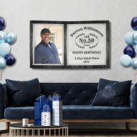 Old Fashioned Birthday Photo Banner